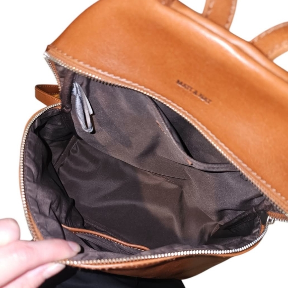 Matt & Nat - Vintage Aries Vegan Back Pack in "Chili" (Retail $155+tax) - Picture 5 of 7